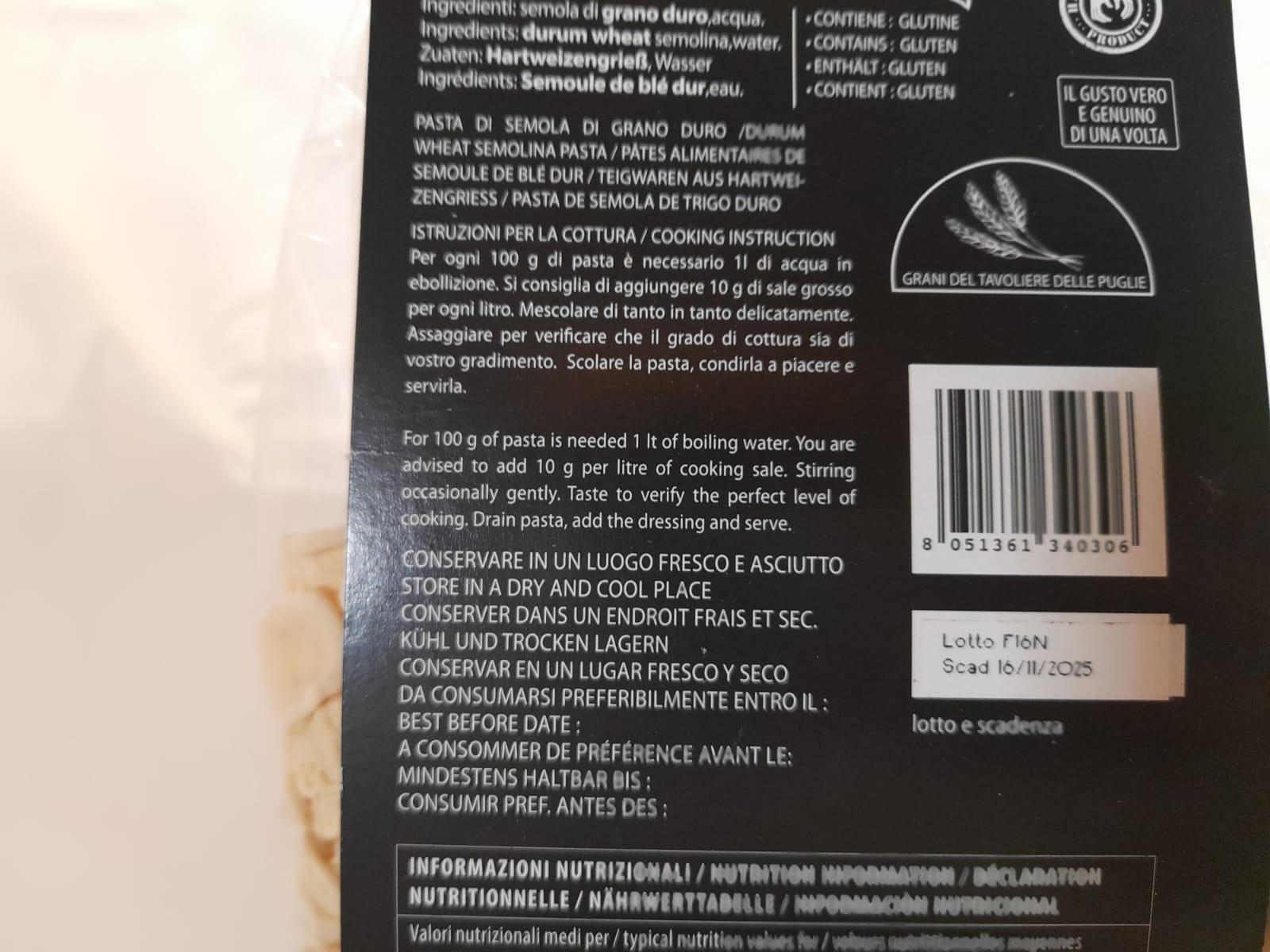Pasta fresca pugliese - Quality.it